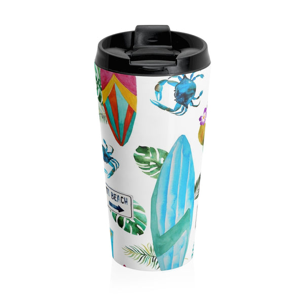 Head to the Beach Stainless Steel Travel Mug 15 oz