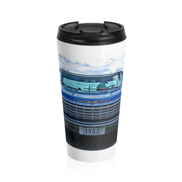 1962 Chevy Impala Hot Rod Stainless Steel Travel Mug, Coffee Mug for Guys