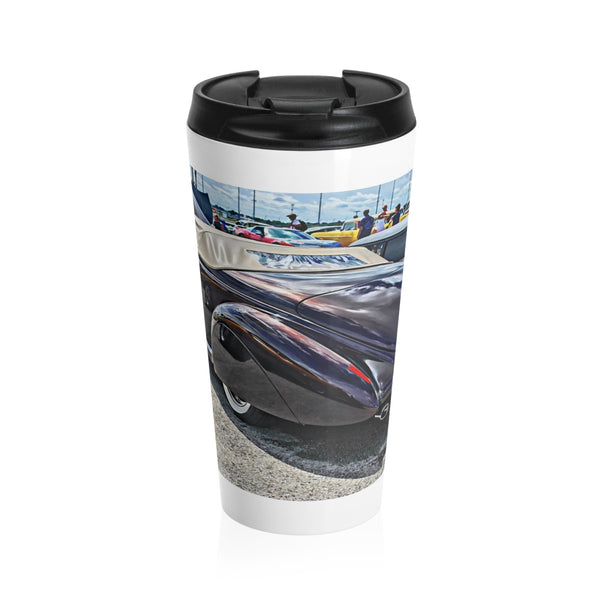 1940 Lincoln Zephyr Hot Rod Stainless Steel Travel Mug