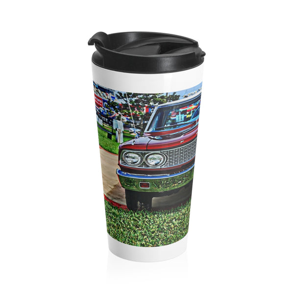 1963 Ford Fairlane Stainless Steel Travel Mug for Guys, Hot Rod Travel Mug
