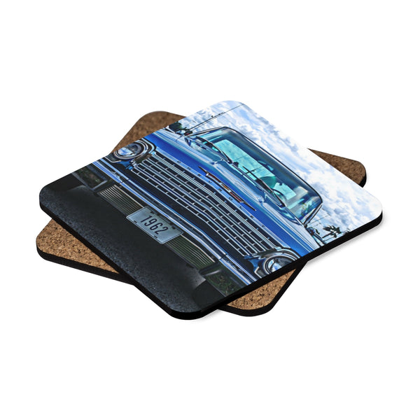 Impala Square Hardboard Coaster Set - 4pcs
