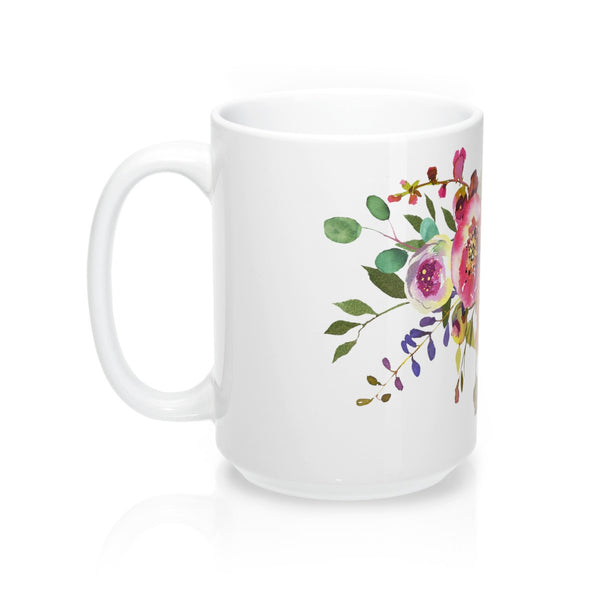 Rose Spray Flower Coffee Mugs for Women