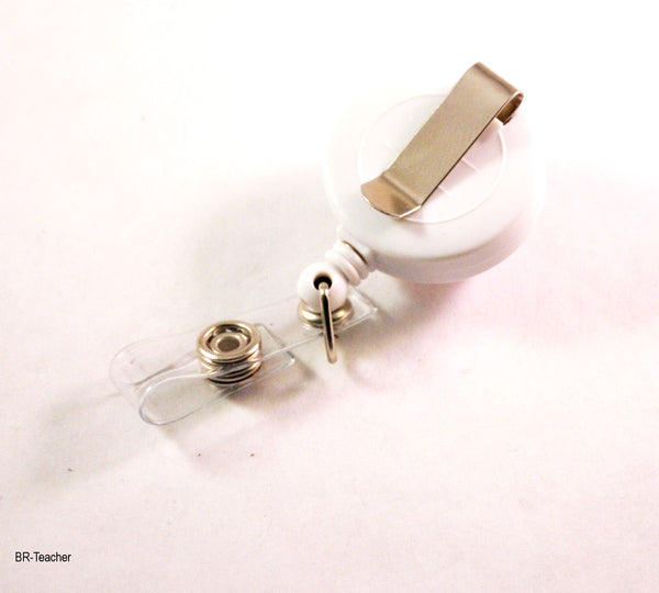 Teacher Badge Reel with Slide, Lanyard Gift for Teachers