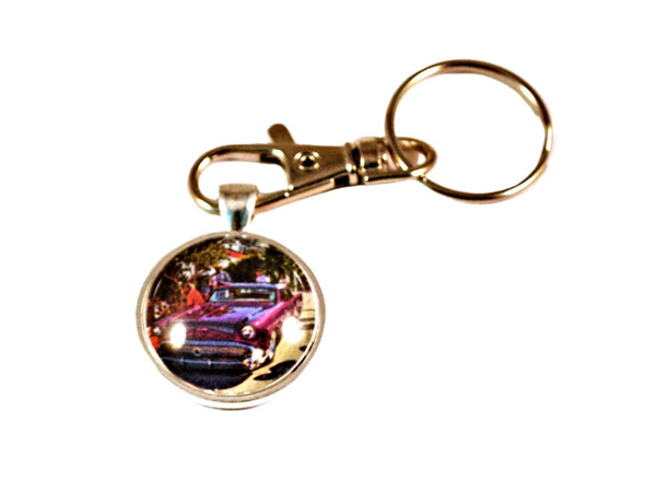 1957 Buick Hot Rod Vintage Keyrings for Men