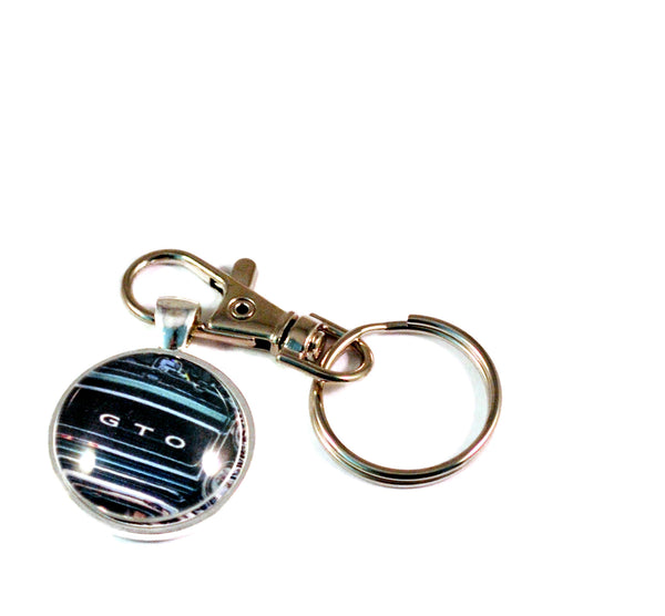 Pontiac GTO Muscle Car Hot Rod Vintage Car Key Chain Keyrings for Men