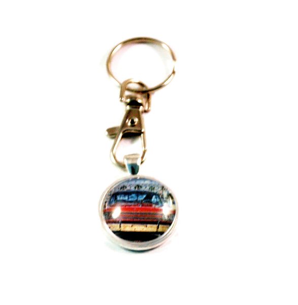 1963 Ford Fairlane Muscle Car Hot Rod Key Chain Keyrings for Men
