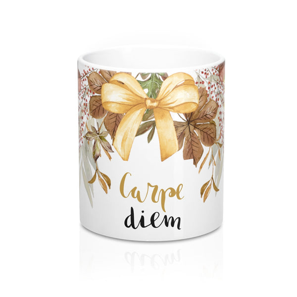 Carpe Diem Autumn Bouquet Coffee Mug 11oz