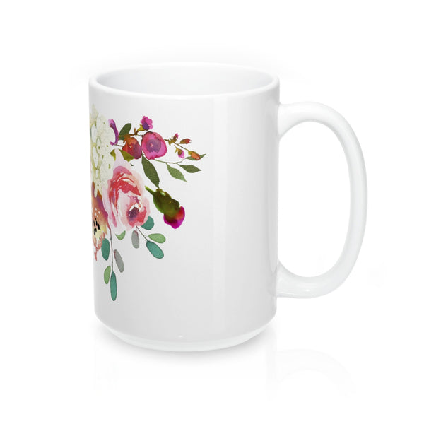 Rose Spray Flower Coffee Mugs for Women
