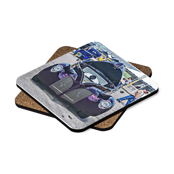 Zephyr Square Hardboard Coaster Set - 4pcs
