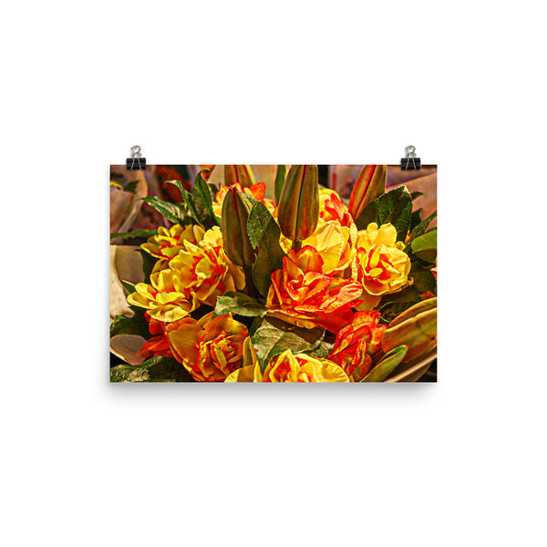 Tulip Fest Floral Poster Print Wall Art Washington State Home Decor 
