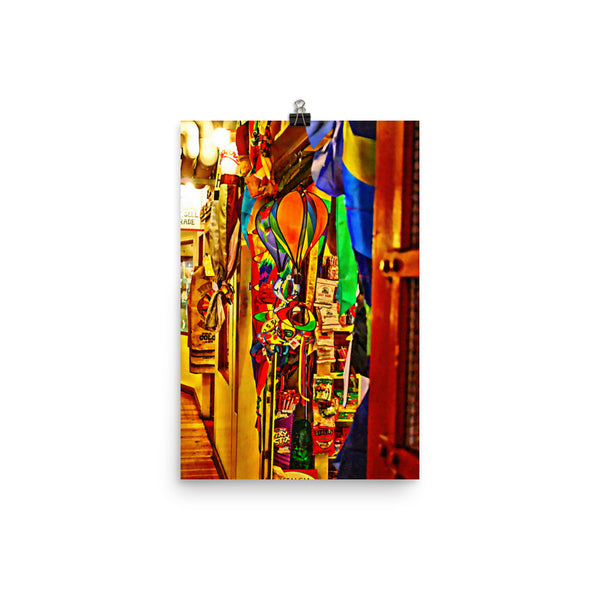 Seattle Pike Place Market Wall Art Poster Print, Colorful Home Decor