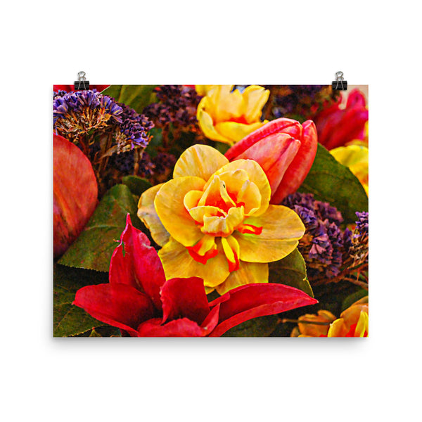 Tulip Fest Floral Poster Print Wall Art Washington State Home Decor 