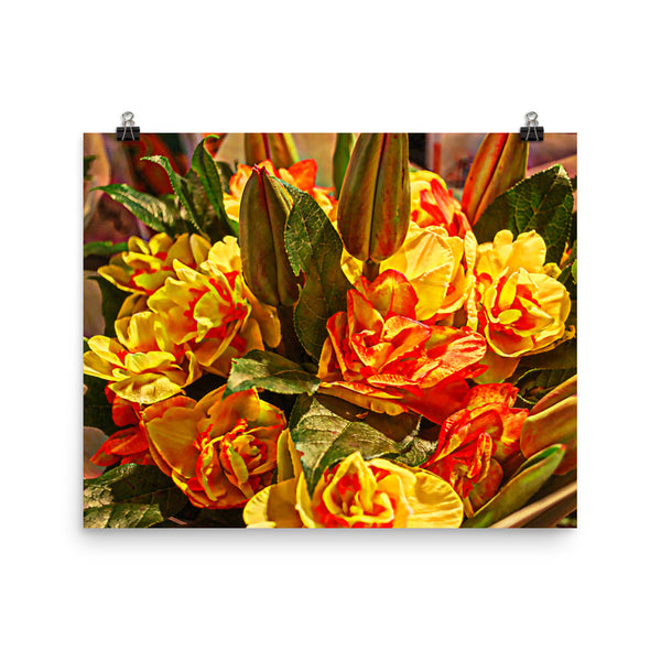 Tulip Fest Floral Poster Print Wall Art Washington State Home Decor 