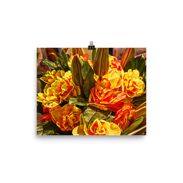 Tulip Fest Floral Poster Print Wall Art Washington State Home Decor 
