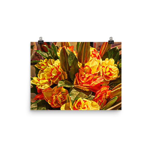 Tulip Fest Floral Poster Print Wall Art Washington State Home Decor