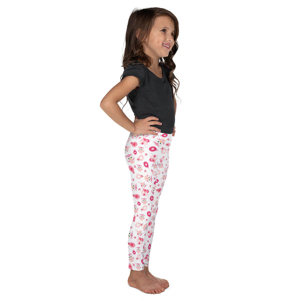 Owl Heart Valentine's Day Leggings for Kids Sizes 2T - 7