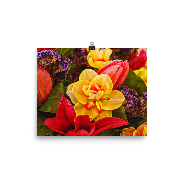 Tulip Fest Floral Poster Print Wall Art Washington State Home Decor 